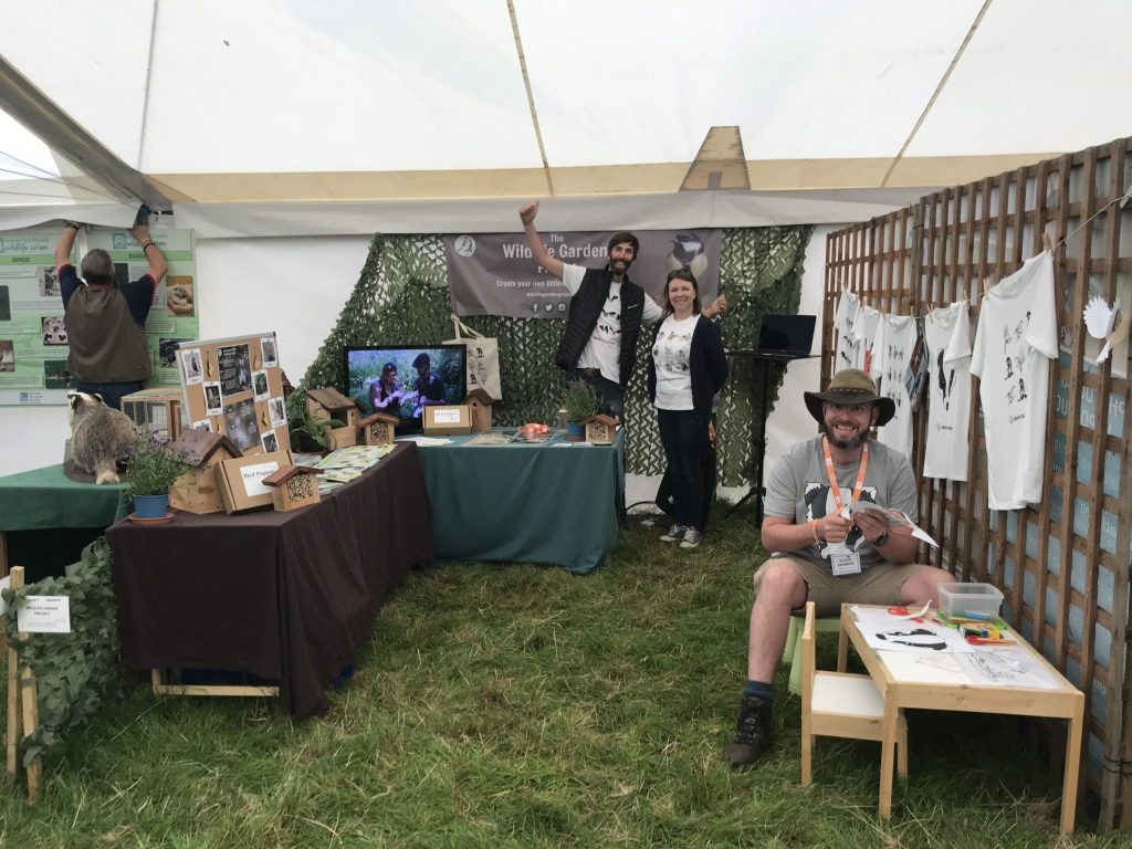 Wildlife Garden Project stand at Birdfair
