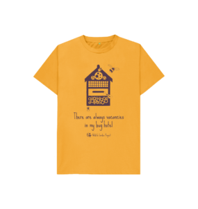 Kids yellow bug hotel t-shirt