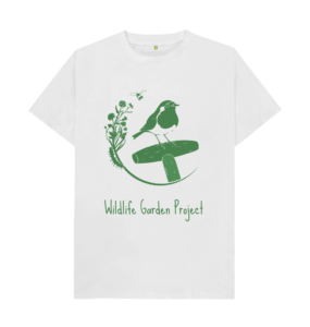 Mens Wildlife Garden Project logo t-shirt
